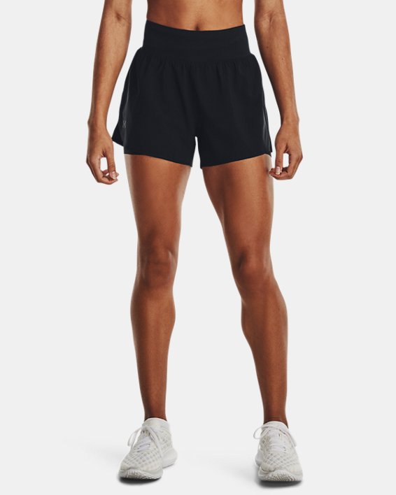 Women's UA Up The Pace 2-in-1 Shorts, Black, pdpMainDesktop image number 0